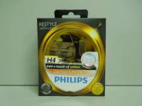 Лампа PHILIPS H4-12-60/55 +60% COLOR VISION желтая набор 2шт (5)
