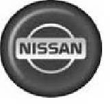 Наклейка на колпаки Nissan голограф. к-т 4шт объемная D=6см (No name)
