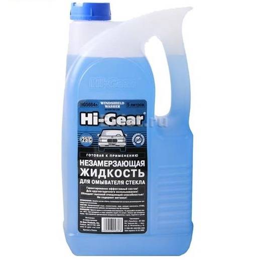 Жидкость незамерзающая HI-GEAR 5654 5л до -25