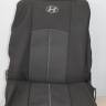 Чехлы на сиденье /Hyundai Accent/ Жаккард серый (разд. зад. спинка) (TREND NEW)