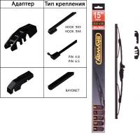 Щетка стеклоочистителя каркасная 15" 38 см (SKYWAY) Щетка стеклоочистителя каркасная 15" 38 см (SKYWAY)