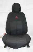 Чехлы на сиденье /Mitsubishi Lancer 9/ 2003-2009 г. Жаккард черный (TREND NEW)
