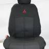 Чехлы на сиденье /Mitsubishi Lancer 9/ 2003-2009 г. Жаккард черный (TREND NEW)