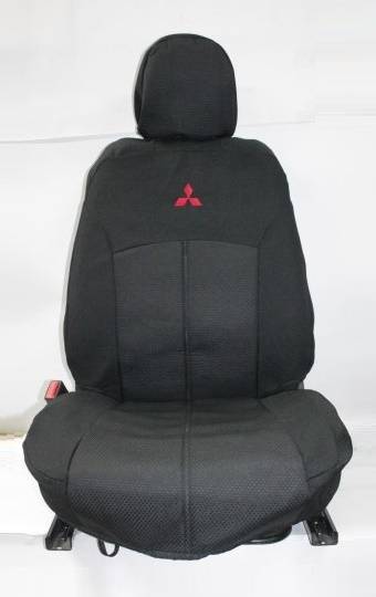 Чехлы на сиденье /Mitsubishi Lancer 9/ 2003-2009 г. Жаккард черный (TREND NEW)