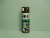 Краска-спрей (эмаль) универсальная коричневая 520мл аэрозоль (KUDO)