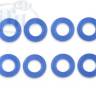 Кольцо уплотнит. форсунок /2110/ (8 шт) силикон синий 2111-1132188