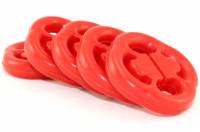 Крепление глушителя ВАЗ 2108-15 полиуретан красный из 5шт (Балаково Запчасть)