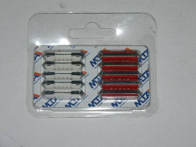 Предохранитель цилиндр. набор из 10шт (8Ах5,16Ах5) (MTA) Италия