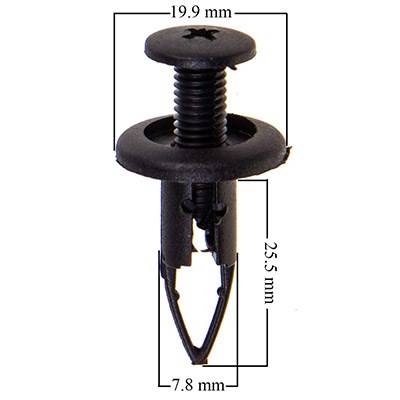 Пистон для деталей кузова Toyota LAND CRUISER PRADO (в уп. 25шт)