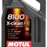 Масло моторное Motul 8100 X-Clean FE 5W-30 ACEA С2/C3, API SN/SM/SL/SJ/SH/SG/CF (4л)