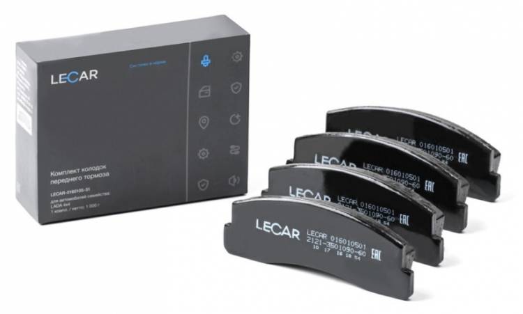 Колодка торм. /2121-2123/ перед. (Lecar)