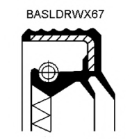 Сальник КПП VW Golf IV 50x65.2x10 (CORTECO) Сальник КПП VW Golf IV 50x65.2x10 (CORTECO)