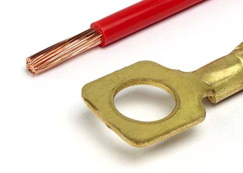 Электроразъем под винт 8,2мм с проводом (Cargen) (10)