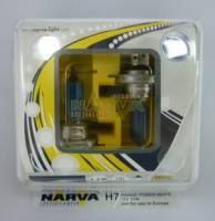 Лампа NARVA H7-12-55 RANGE POWER WHITE 4500K набор 2шт (10)