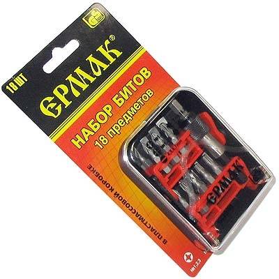 ЕРМАК Набор бит 18пр. (S2)