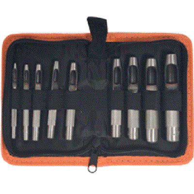 набор просечек 9шт.3,2-12,7мм (в сумке) (АвтоДело)