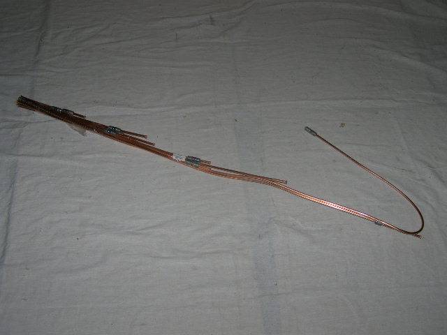 Трубка торм. /УАЗ 469/ медн. (Ульяновск)