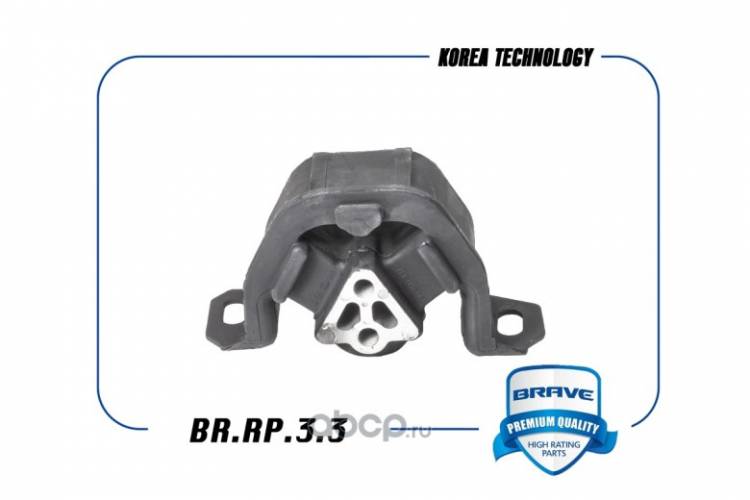 Подушка двигателя Daewoo Nexia Espero Lanos с 1996г. перед. левая BRAVE