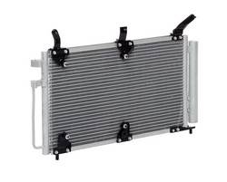 Радиатор кондиц. ВАЗ 1118 Калина с к/с Panasonic в сборе с ресивером (Luzar) (4)