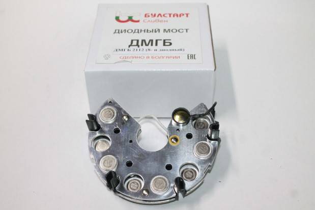 Мост диодный генератора /2110/ 8 диодный, усиленный 90А (Булстарт)