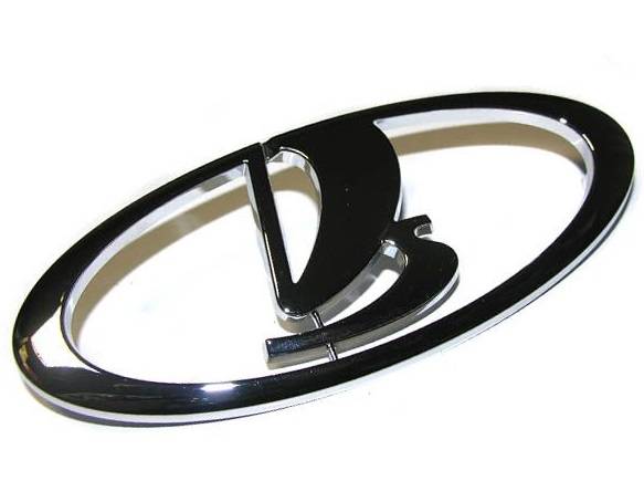 Эмблема Lada 13 см хром