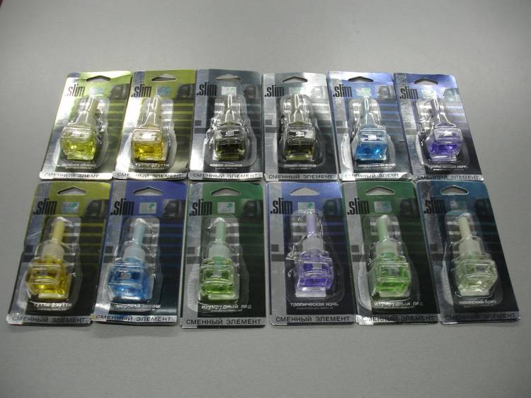 Освежитель (ароматизатор) сменный блок для SLIM в ассортименте