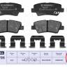 Колодка торм. Хендай Solaris КИА Rio IV с 2017- задн. /дисковые/ с отверст. 