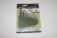 Набор ключей шестигр. 9 шт коротких (3,4,5,6,7,8,9,10,12мм) (Дело Техники) (10/40)