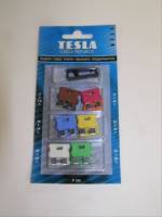 Предохранители набор флаж. 5-40А /12 шт/ (TESLA)