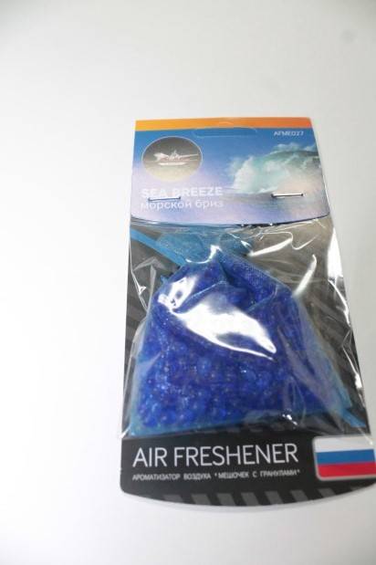 Освежитель (ароматизатор) подвесной мешочек с гранулами Морской бриз (Airline)