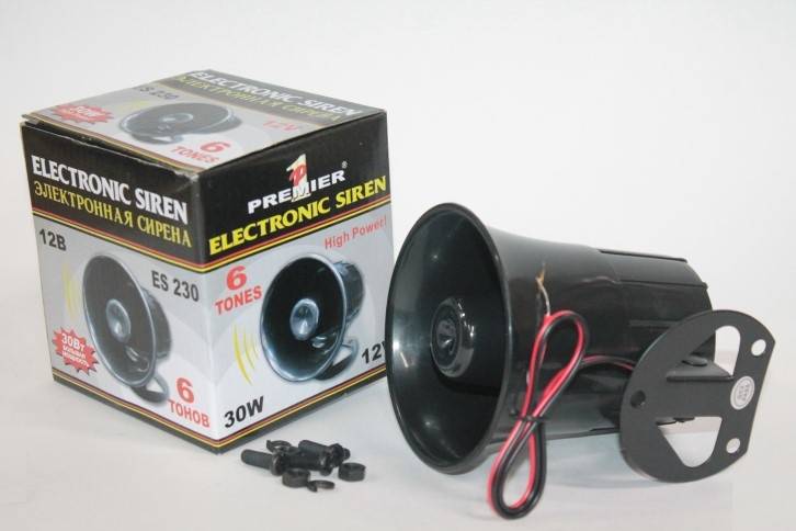 Сигнал сирена (6 тонов)