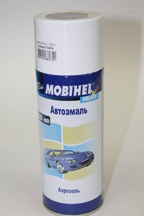 Краска спрей Мобихел Daewoo 92U 400 мл