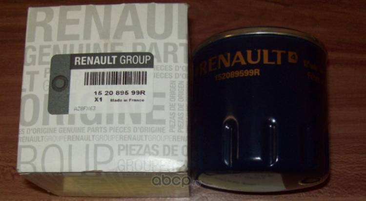 Фильтр масляный Renault Capture 1.5dCi