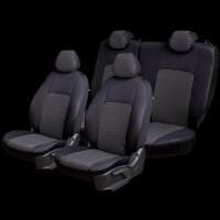 Чехлы на сиденье /Toyota Corolla-10/ E140/150 2006-2012 г. Дублин Жаккард черный