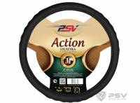 ОПЛЁТКА НА РУЛЬ PSV ACTION FIBER М ЧЕРНЫЙ