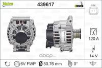 Генератор Citroen Berlingo/C3 Peugeot 307/308 120А