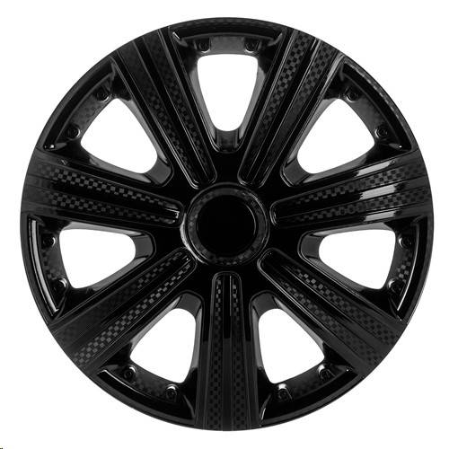 Колпак колеса R15 DTM черный (в мешке 5 упак)
