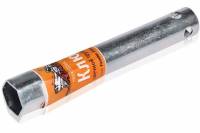 Ключ свечной 21мм трубчатый L=16см с резиновой вставкой (Airline)