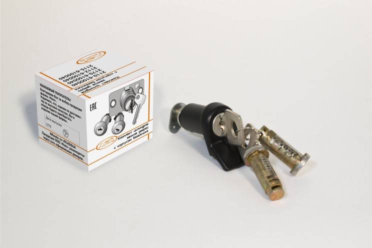 Личинки замков дв.+ багаж. /2115/ + ротор замка зажиг. (NOKS)