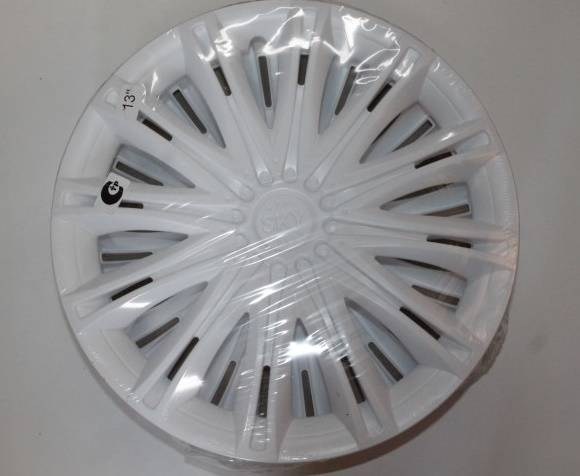 Колпак колеса R13 Скай белый (4) (LION)