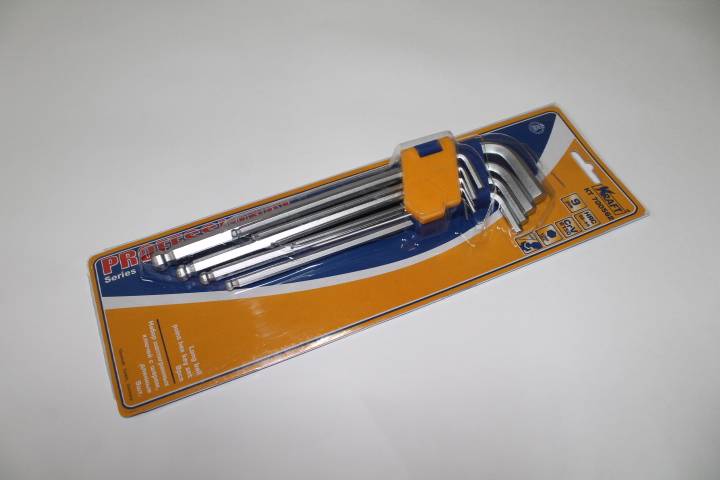 Набор шестигран. (9 предм.) с шаром длин. (KRAFT)