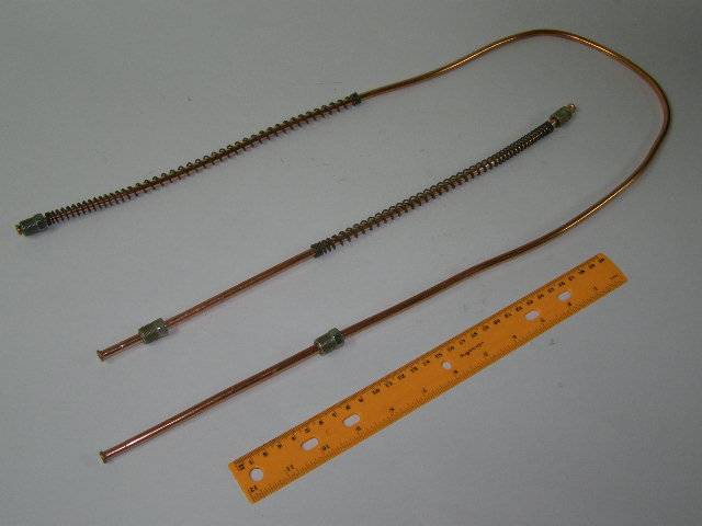 Трубка торм. з/м /УАЗ 452, 469/ медн. (1167 + 440 мм) (Ульяновск)