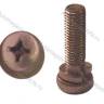 Винт М5х20 крепления крышек бензонасоса и карбюратора с граверной шайбой