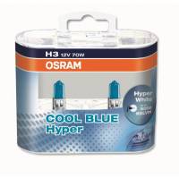 Лампа Osram 12В H3 55Вт Cool Blue Hyper 5000к (Eurobox,2шт.) 62151CBH