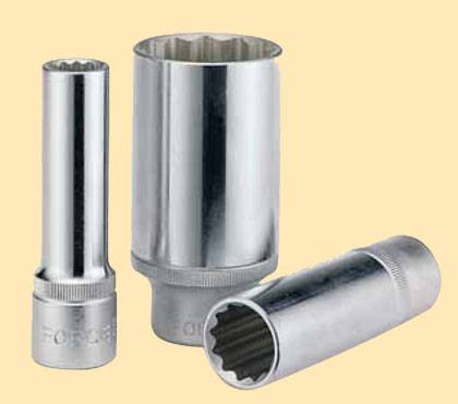 Головка торц. 1/2" 12-гран. 13мм глубокая (Force)