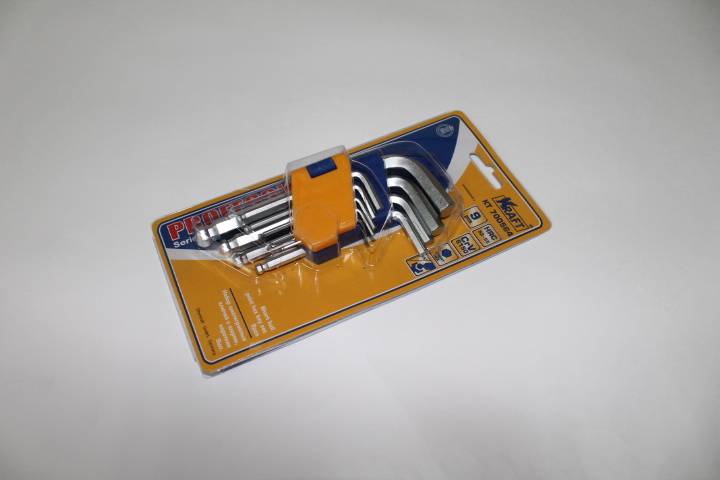 Набор шестигран. (9 предм.) с шаром корот. (KRAFT)