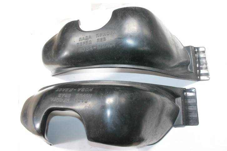 Защита крыльев /2170 Приора/ перед. c брызгов. 2 шт