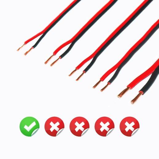 Провод акустический двойной 2х0,50 мм (5м) ШВПМ (SLON)