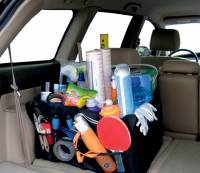  Автосумка - органайзер, складная (58х35х28см) (2 отделения) черная "Comfort Address" (PSV)