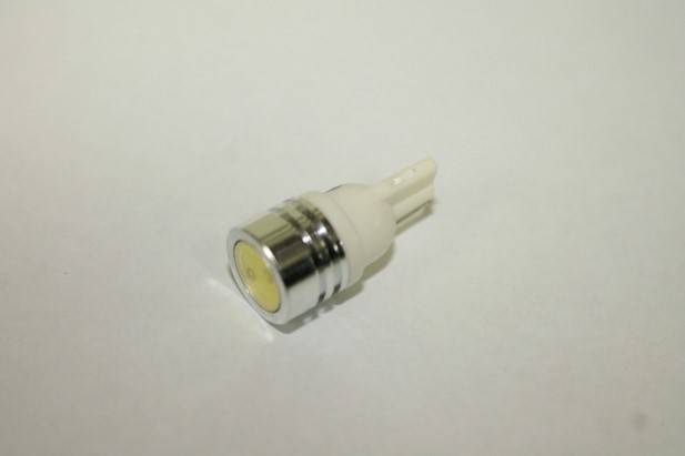 Лампа габарит. 12V W5W 1 LED без цок. W2.1x9.5d HIGH POWER LED (Nord Yada)